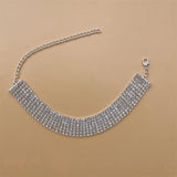 Crystal Anklet Chain Summer Sandals Barefoot Jewelry Gift