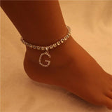 Crystal Anklet High-Heeled Sandal Jewelry