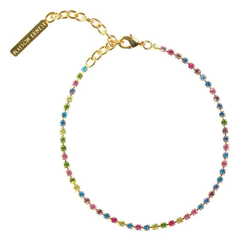 Mixed Crystal Anklet Women's High Heels Jewelry