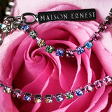 Mixed Crystal Anklet Women's High Heels Jewelry
