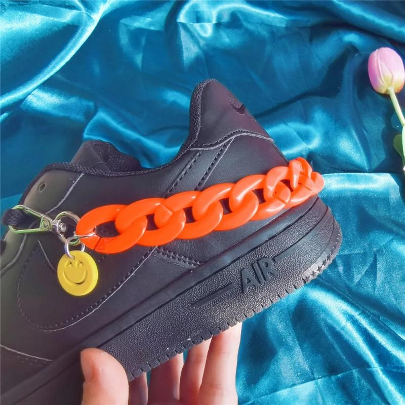Candy Smiley Face Shoe Chain Charm Sneakers Decoration