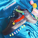 Candy Smiley Face Shoe Chain Charm Sneakers Decoration