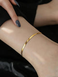 Golden Snake Bone Chain Anklet Light Foot Decoration
