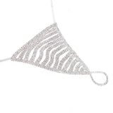 Bohemian Crystal Anklet Toe Chain Silver Foot Jewelry