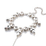 Crystal Anklet Boho Beach Sandals Rhinestone Ankle Chain