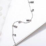 Cylindrical Round Bead Leg Bracelet Women Jewelry