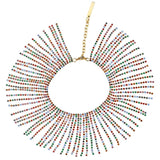 Crystal Rhinestone Long Fringe Ankle Chain Jewelry