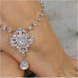 Bohemian Rhinestone Claw Foot Chain