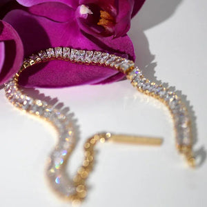Full Zircon Anklet Boho Crystal High Heels Ankle Chain Jewelry