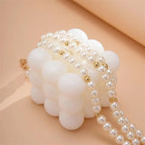 Multilayer Pearl Anklet Summer Beach Anklet Girls Gift
