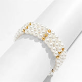 Multilayer Pearl Anklet Summer Beach Anklet Girls Gift