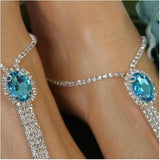 Bohemian Rhinestone Ankle Anklet Beach Sandals
