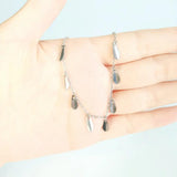 Bohemian Silver Chain Beach Barefoot Jewelry Anklet