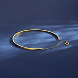 Stainless Steel Anklet for Women Classic Foot Jewelry Tarnish 18k Plated