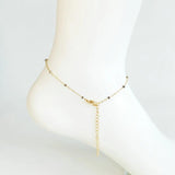 Enamel Bead Anklet Bracelet for Women