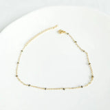 Enamel Bead Anklet Bracelet for Women