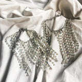 Rhinestone Tassel Anklet Chain Crystal Bracelet