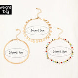 Bohemian Beaded Anklets 3pcs/sets 21387