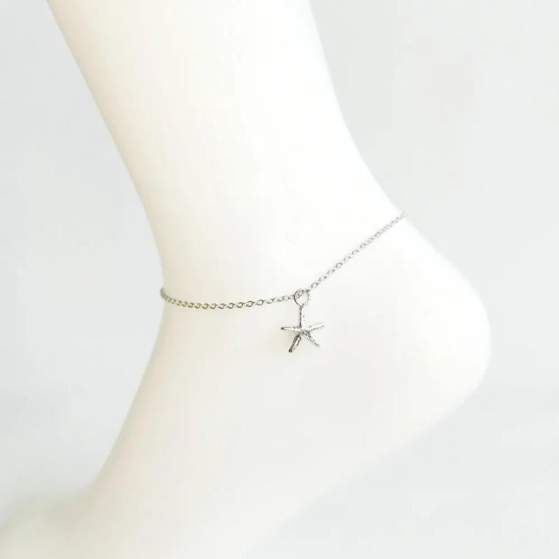 Summer Beach Ankle Starfish Pendant Anklet Bracelet