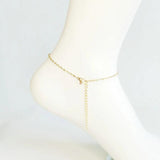 Stainless Steel Silver Key Anklet Bracelet For Women