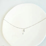 Stainless Steel Silver Key Anklet Bracelet For Women
