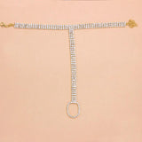 Stonefans Crystal Toe Anklet Jewelry for Women