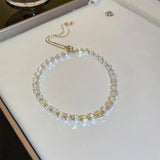 Crystal Bead Ankle Bracelet Adjustable Size Foot Chain Jewelry