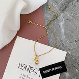 18k Plated Lucky Gourd Anklet for Women