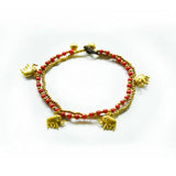 Bohemian Style Stone Beaded Beach Anklet