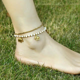 Bohemian Style Stone Beaded Beach Anklet
