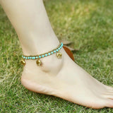 Bohemian Style Stone Beaded Beach Anklet