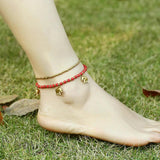 Bohemian Style Stone Beaded Beach Anklet