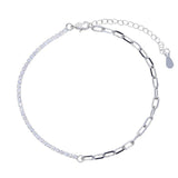 5A CZ Tennis Chain Anklet Summer Beach Jewelry