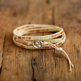 Geometric Beaded Multi-layer Woven Women Bracelet