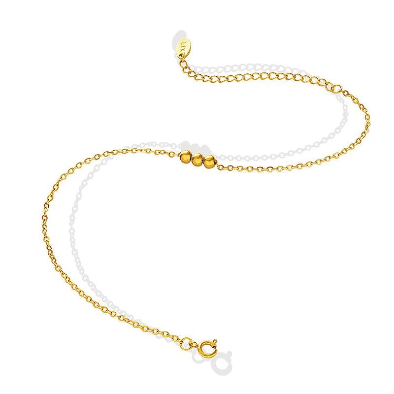 Steel Ball Stainless Punk Summer Beach Leg Bracelets Women
