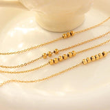 Steel Ball Stainless Punk Summer Beach Leg Bracelets Women