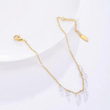 Vintage Crystal Anklet Women Link Bohemian Silver Boot Chain Foot Jewelry
