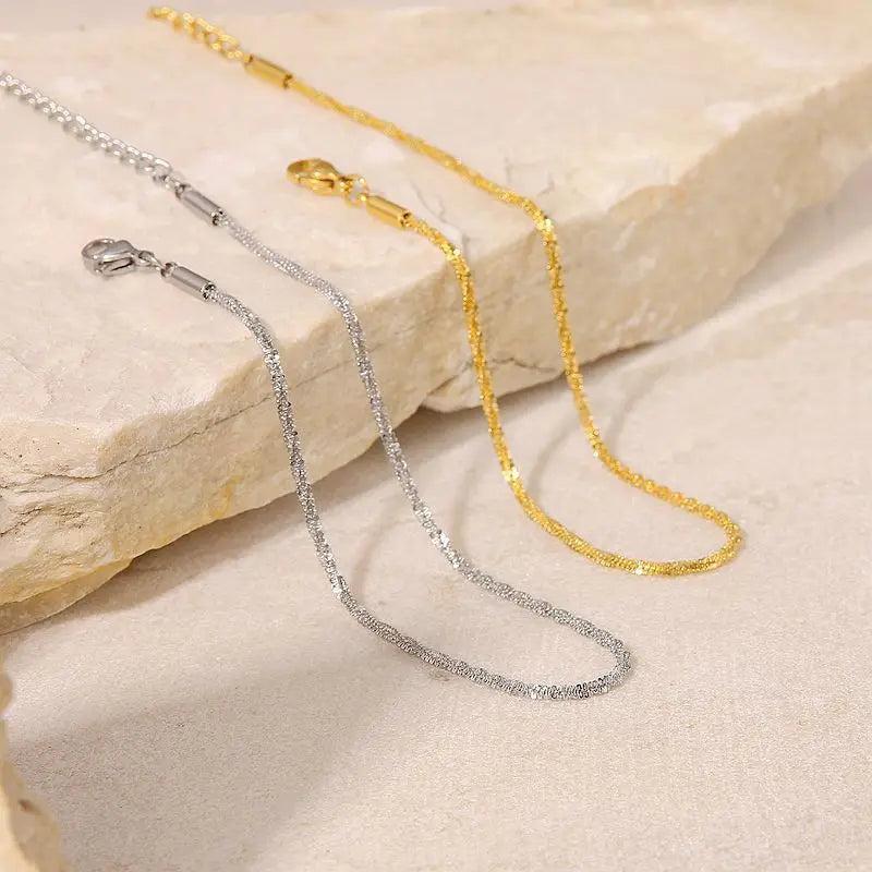 Stainless Steel Anklet Bracelet Beach Boho Sandals Summer Jewelry