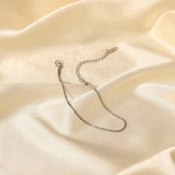 Stainless Steel Anklet Bracelet Beach Boho Sandals Summer Jewelry