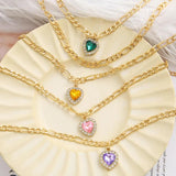 5Pcs Multicolor Crystal Rhinestone Anklets for Women Bracelet