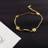 316L Stainless Steel Charm Chain Anklet for Women