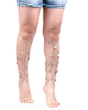 Vintage Silver Coin Foot Bracelet Women Anklet Ethiopian Jewelry Africa