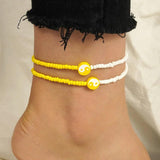 Multicolor Gossip Seed Beads Anklets For Women Bohemian