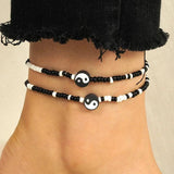 Multicolor Gossip Seed Beads Anklets For Women Bohemian