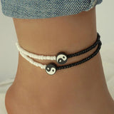 Multicolor Gossip Seed Beads Anklets For Women Bohemian