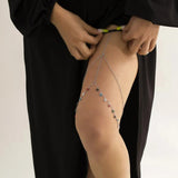 Colorful Circle Tassel Thigh Chain for Women