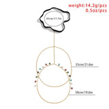 Colorful Circle Tassel Thigh Chain for Women