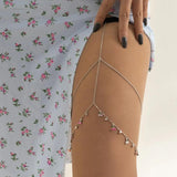 Sexy Fruit Tassel Leg Chain Beach Body Jewelry Gift Boho