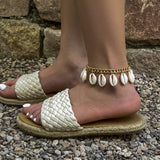 Ethnic Style Shell Tassel Ankle Chain Jewelry