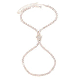 Crystal High Heel Anklet Leg Chain Foot Bracket Jewelry